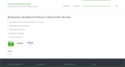 Desktop Screenshot of coloradobookkeeping.com